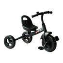 Black 3-Wheel Tricycle for Toddlers with Bell for Indoor and Outdoor Fun