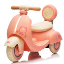 12V Electric Motorcycle for Kids with Parental Control, 3-Wheel Toddler Scooter