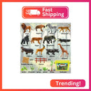 Safari Jungle Animal Playset with Building Blocks - 65 Pieces for Children Aged 3-8 Magic Cars 1