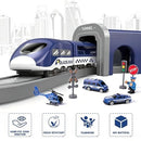 66-Piece Battery-Powered Train Playset for Children - Engaging Toy Train Experience Magic Cars 2