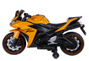12V Orange Ride-On Motorcycle for Kids - Perfect for Boys and Girls
