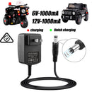 6V/12V AC Power Adapter Charger for Kids Electric Toy Cars, Motorcycles, and Scooters Battery Magic Cars 12