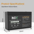 6V 15Ah LiFePO4 Lithium Battery Pack with Charger for Ride-On Toys and DIY Projects Magic Cars 2