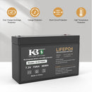 6V 15Ah LiFePO4 Lithium Battery Pack with Charger for Ride-On Toys and DIY Projects Magic Cars 3