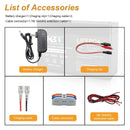 6V 15Ah LiFePO4 Lithium Battery Pack with Charger for Ride-On Toys and DIY Projects Magic Cars 5