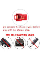 6V 1A Red Square Plug Battery Charger for Kid Trax Toys with Type B Connector Compatible with BMW X6 Magic Cars 4