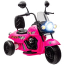 6V 3-Wheel Electric Kids Motorcycle with Headlights and Music Magic Cars 2