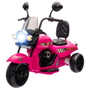 6V 3-Wheel Electric Kids Motorcycle with Headlights and Music Magic Cars 3
