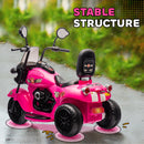 6V 3-Wheel Electric Kids Motorcycle with Headlights and Music Magic Cars 4
