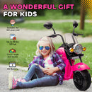 6V 3-Wheel Electric Kids Motorcycle with Headlights and Music Magic Cars 7