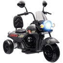 6V 3-Wheel Electric Kids Motorcycle with Headlights and Music Gray Magic Cars 2