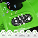 6V 4-Wheel Kids Green ATV Quad Ride-On Toy with Music, Horn, and LED Lights Magic Cars 5