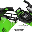 6V 4-Wheel Kids Green ATV Quad Ride-On Toy with Music, Horn, and LED Lights Magic Cars 7