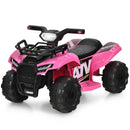 6V 4-Wheel Pink Kids ATV Ride-On Toy with Music Horn and LED Lights Magic Cars Variant 0
