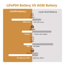 6V 6Ah LiFePO4 Lithium Iron Phosphate Rechargeable Battery with 2000+ Cycles Magic Cars 2