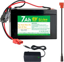6V 7Ah Lithium-ion Battery and 2A Charger for Children's Ride-On Vehicles and ATVs Magic Cars 1