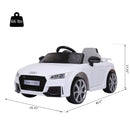 6V Licensed Audi Kids Ride-On Car Toy with Remote Control and Adjustable Speed Magic Cars 2