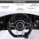 6V Licensed Audi Kids Ride-On Car Toy with Remote Control and Adjustable Speed Magic Cars 6