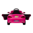 Barbie 6V Battery Operated Convertible Ride-On Car for Kids 3+ with Remote Control Magic Cars 2