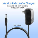 6V Universal Charger for Ride On Car Toys Magic Cars 2