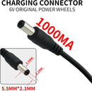 6V Charger for Ride-On Toy Cars and Kidzone, Flybar B Magic Cars 3