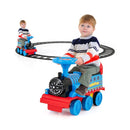6V Battery Powered Electric Ride-On Train Toy with 16-Piece Track Set for Kids Ages 3 and Up Magic Cars 0