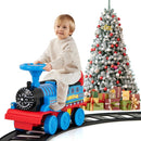 6V Battery Powered Electric Ride-On Train Toy with 16-Piece Track Set for Kids Ages 3 and Up Magic Cars 1