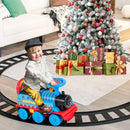 6V Battery Powered Electric Ride-On Train Toy with 16-Piece Track Set for Kids Ages 3 and Up Magic Cars 3