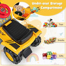 6V Electric Kids Ride-On Bulldozer Toy with Adjustable Bucket and Battery Powered Magic Cars 8