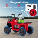 6V Battery Powered Kids Electric Ride-On ATV with LED Headlight and 20° Steering Angle Magic Cars 3