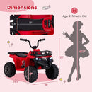 6V Battery Powered Kids Electric Ride-On ATV with LED Headlight and 20° Steering Angle Magic Cars 5