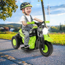 6V Battery-Powered Kids Electric Ride-On Motorcycle with Bubble Maker and Music Magic Cars 1