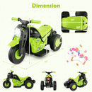 6V Battery-Powered Kids Electric Ride-On Motorcycle with Bubble Maker and Music Magic Cars 2