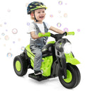 6V Battery-Powered Kids Electric Ride-On Motorcycle with Bubble Maker and Music Magic Cars 3