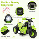 6V Battery-Powered Kids Electric Ride-On Motorcycle with Bubble Maker and Music Magic Cars 5
