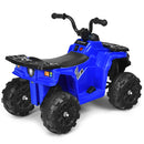 6V Battery-Powered Kids Ride-On ATV 4 Wheeler Quad with MP3 and LED Headlight Blue Magic Cars 10