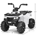 6V Battery-Powered Kids Ride-On ATV 4 Wheeler Quad with MP3 and LED Headlight Magic Cars 1