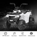 6V Battery-Powered Kids Ride-On ATV 4 Wheeler Quad with MP3 and LED Headlight Magic Cars 2