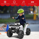 6V Battery-Powered Kids Ride-On ATV 4 Wheeler Quad with MP3 and LED Headlight Magic Cars 4