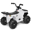 6V Battery-Powered Kids Ride-On ATV 4 Wheeler Quad with MP3 and LED Headlight Magic Cars 5
