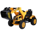 6V Battery-Powered Electric Ride-On Excavator Digger Toy for Kids Outdoor Play Magic Cars 2