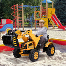 6V Battery-Powered Electric Ride-On Excavator Digger Toy for Kids Outdoor Play Magic Cars 7