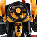 6V Battery-Powered Electric Ride-On Excavator Digger Toy for Kids Outdoor Play Magic Cars 9