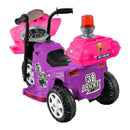 6V Battery Powered Mini Ride-On Motorcycle Toy with Flashing Siren and Sound for Kids Magic Cars 3