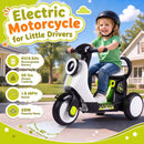 6V Electric Ride-On Motorcycle with LED Headlight, Illuminated Deck, and Music - White Magic Cars 7