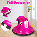 6V Electric Pink Ride-On Bumper Car for Toddlers with 360-Degree Spin Magic Cars 2