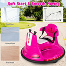 6V Electric Pink Ride-On Bumper Car for Toddlers with 360-Degree Spin Magic Cars 6