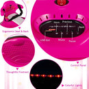 6V Electric Pink Ride-On Bumper Car for Toddlers with 360-Degree Spin Magic Cars 7
