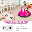 6V Electric Pink Ride-On Bumper Car for Toddlers with 360-Degree Spin Magic Cars 8