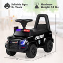 Carro eléctrico montable 6V con megáfono y sonido de sirena para niños de 2 a 4 años Magic Cars 1